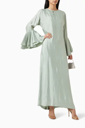 Camelia Ruffle Kaftan