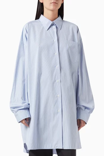 Pinstriped Shirt in Cotton