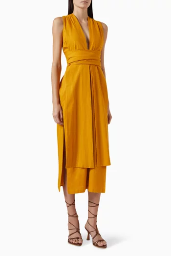 Zado Dress in Linen-blend