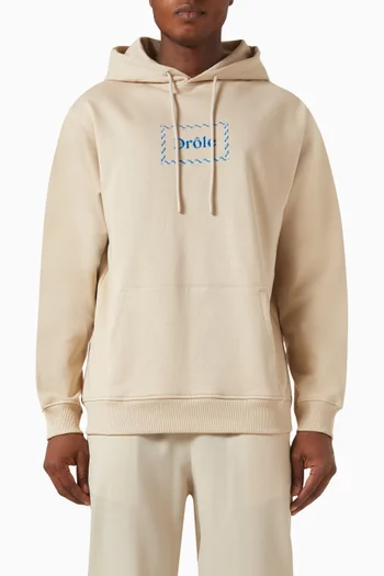 Le Hoodie Drole Tresse in French Terry