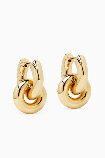 The Esther Earrings in 18kt Gold-plated Brass