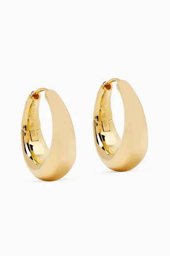 The Andrea Earrings in 18kt Gold-plated Sterling Silver