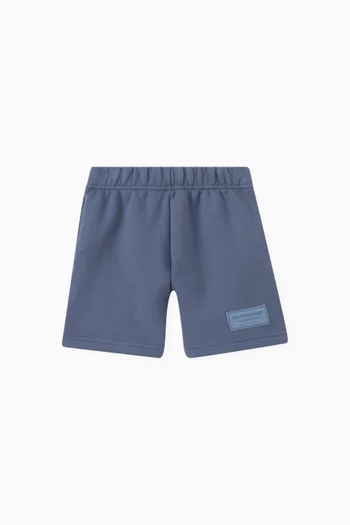 Logo Lounge Shorts in Organic Cotton-blend