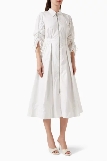 Margot Shirt Dress in Cotton-poplin