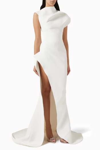 Victoire Draped Gown