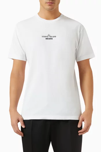 Archivio Logo T-shirt in Cotton Jersey