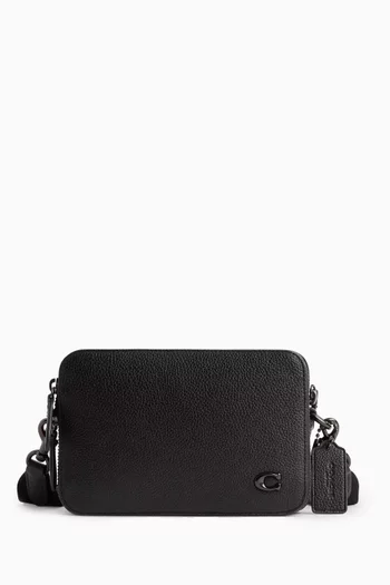 Charter Crossbody Bag in Pebbled Leather