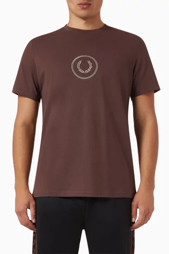 Circle Branding Logo T-Shirt in Cotton