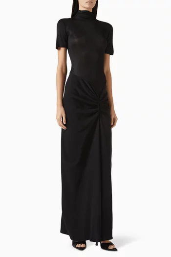 Fusion Ruched T-shirt Gown