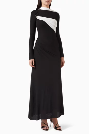 Mina El Sheikhly Dress in Double Jersey Knit