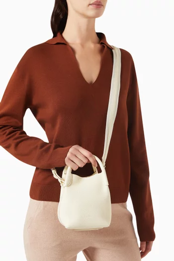 Micro Bale Bag in Calfskin Leather