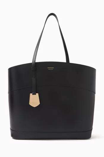 Charming Tote Bag in Calfskin Leather