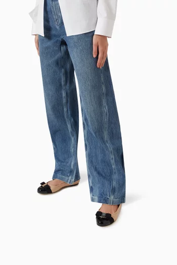 Varina Ballet Flats in Leather