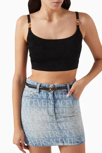 La Greca Belt in Leather