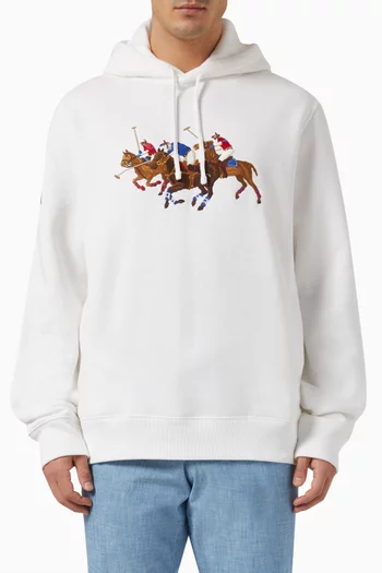 Triple Pony Sweatshirt in Cotton-blend