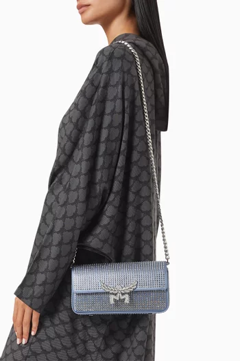 Mini Himmel Bag in Studded Satin
