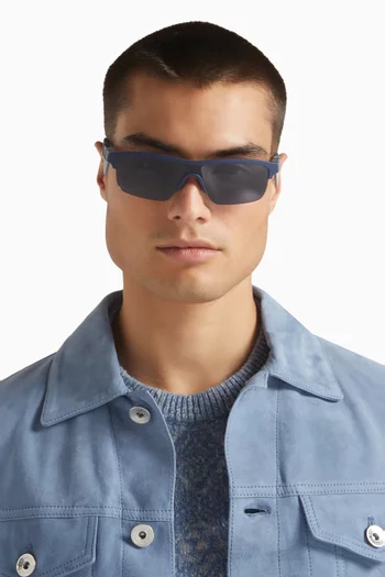 Rectangular Sunglasses in Bio-nylon