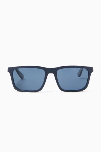 Buy Emporio Armani D Frame Sunglasses for Men Online in Bahrain Ounass