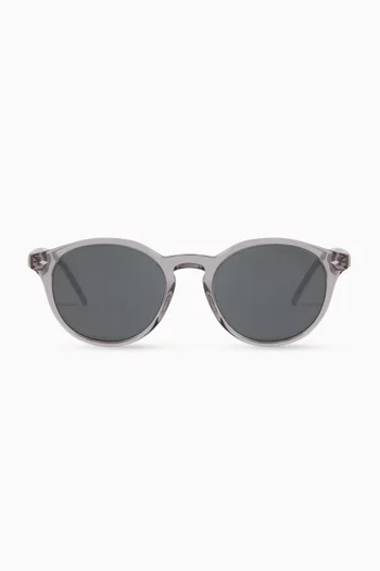 Round Sunglasses in Acetate