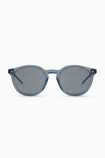 Armani round sunglasses deals