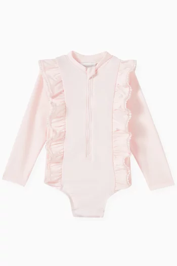 Baby One-piece Long-sleeve Swimsuit