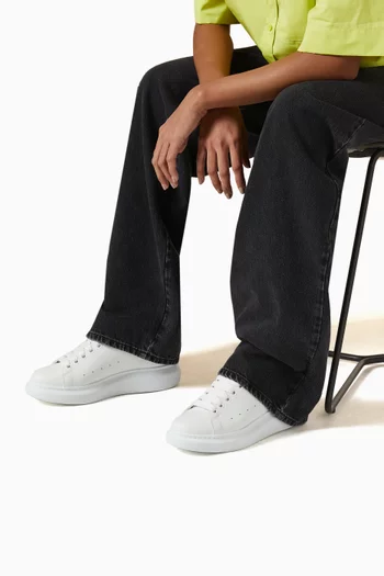 Oversized Leather Sneakers