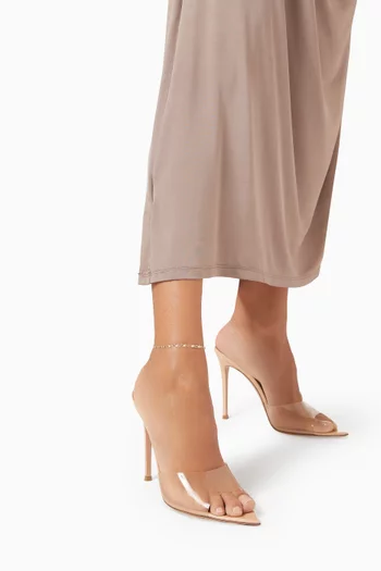 Chained to my Heart Anklet in 10kt Yellow Gold