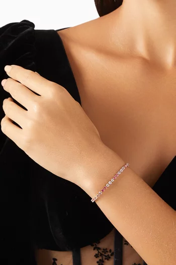 سوار تنس لافندر هيز ذهب أصفر عيار 10