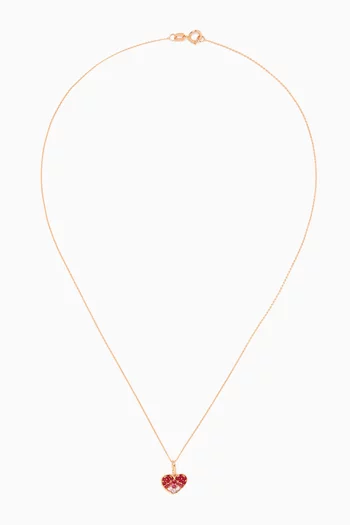 You're Making Me Blush Ruby Choker in 10kt Rose Gold