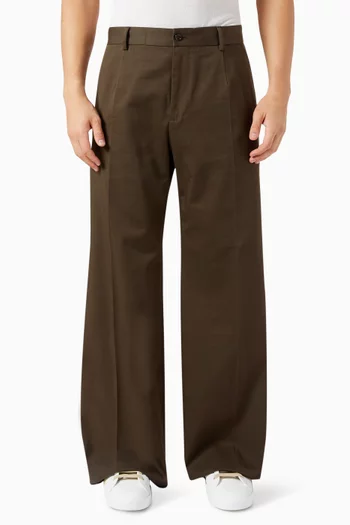 Tailored Pants in Cotton