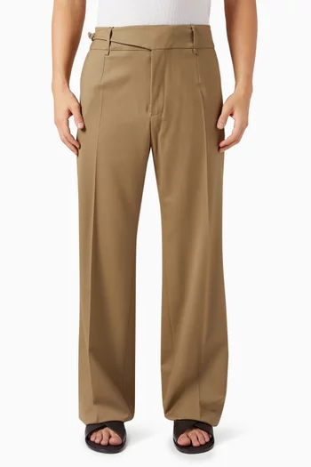 Tailored Pants in Stretch Twill