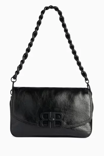Smal BB Soft Flap Bag in Leather