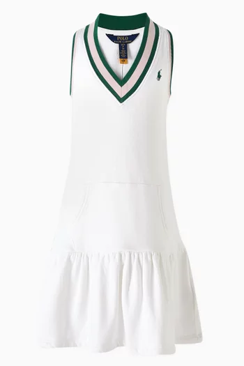 Polo Pony Tennis Dress in Cotton-jersey