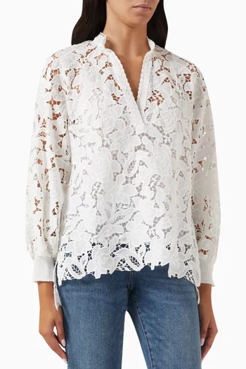 Aislyn Blouse in Lace