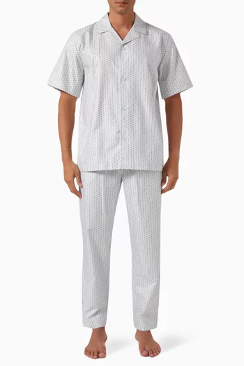 Short-sleeve Pyjama Set in Cotton