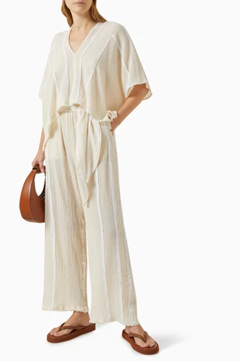 Boe Tie-waist Pants in Cotton