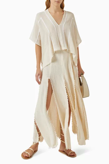Holobox Maxi Skirt in Cotton