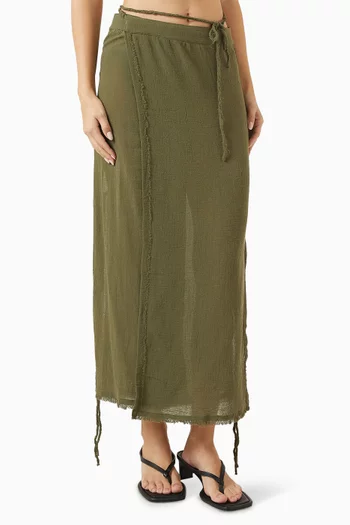 Tsatsa Maxi Skirt in Cotton