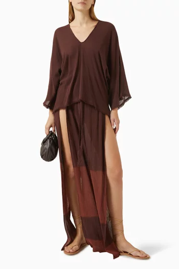 Banti V-neck Top in Cotton