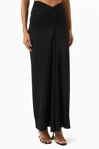Chase Maxi Skirt in  Sheer Jersey
