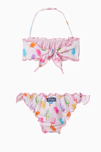 لباس سباحة إيمي نايلون مطاطي، قطعتان