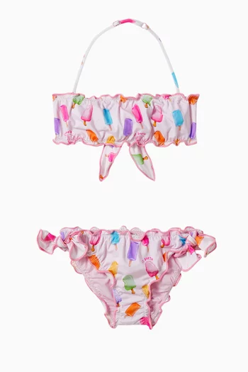 لباس سباحة إيمي نايلون مطاطي، قطعتان