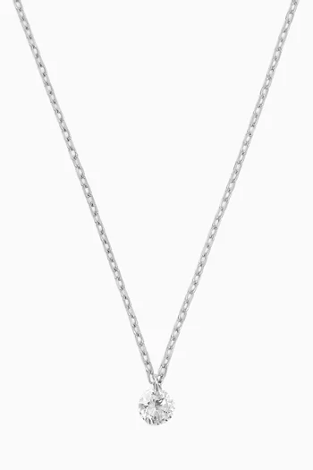 Danaé Diamond Necklace in 18kt White Gold