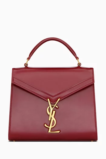 Mini Cassandra Top-handle Bag in Leather
