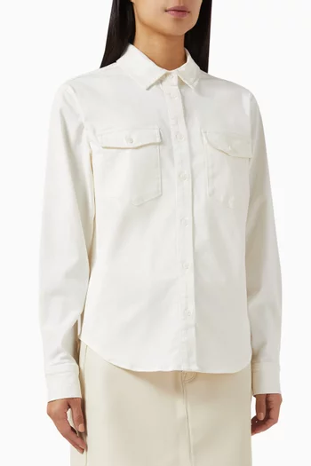 Classic Button-up Shirt in Denim