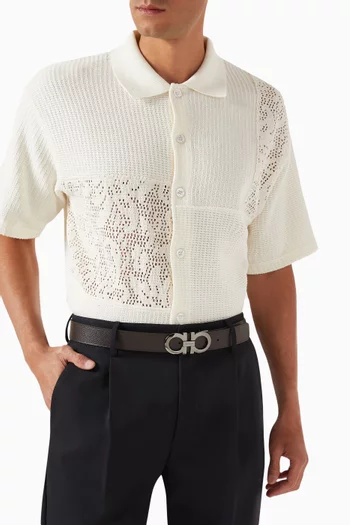 Grancini Reversible Belt in Calf Leather