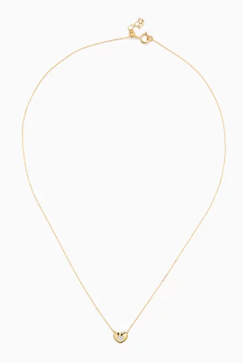 Ara Bambi Diamond Heart Necklace in 18kt Gold