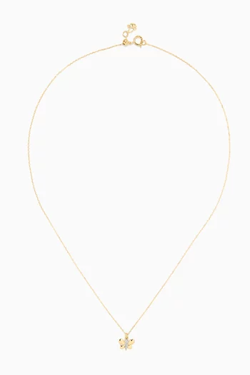 Ara Bambi Diamond Butterfly Necklace in 18kt Gold