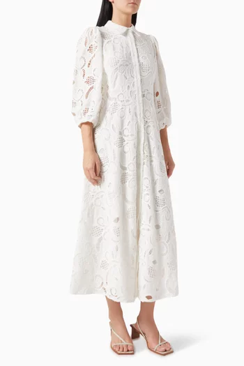 Yashongi Midi Dress in Cotton