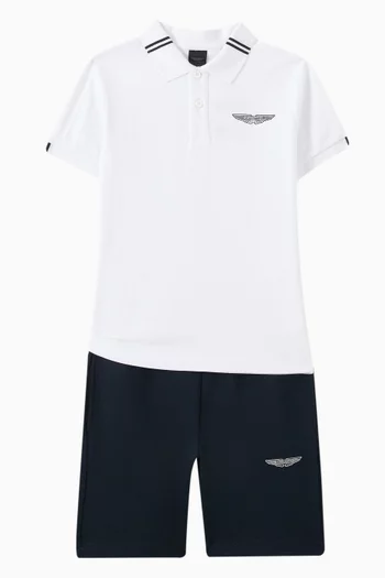 x Aston Martin Polo T-shirt in Cotton